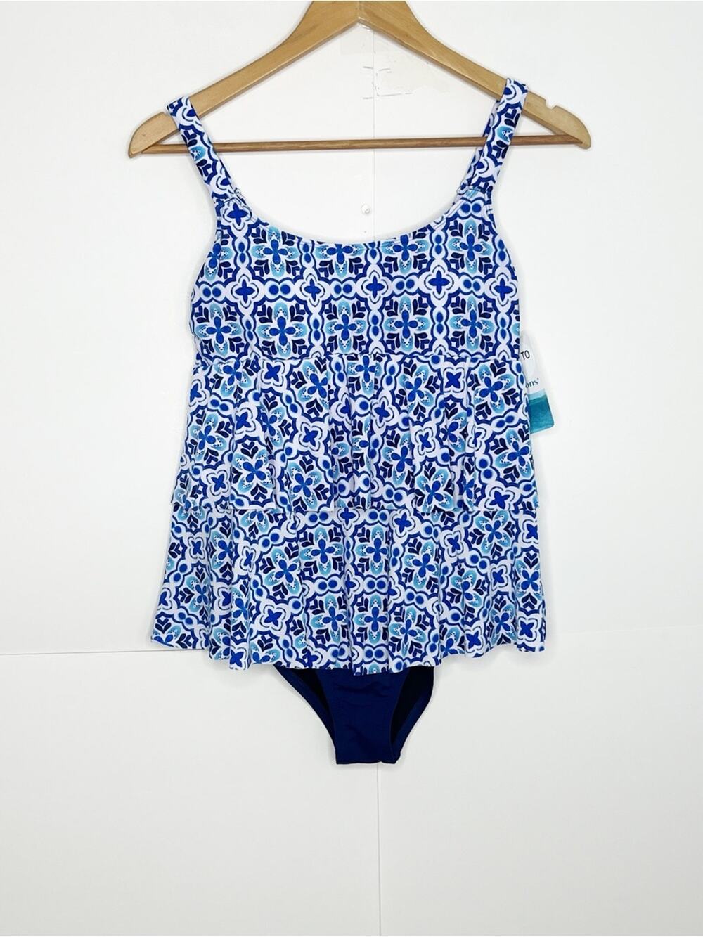 Swim Solutions Women One Piece Swim Suit Size 8